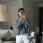 A Chunky Fall Sweater Letter