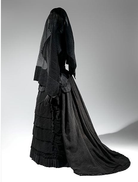 The Woman in Black – Victorian Mourning as Criminal Disguise – The Victorian  Book of the Dead