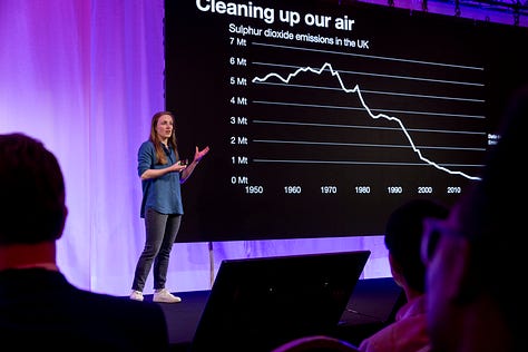 A series of photos from the ARIA Summit, showing various speakers on stage, some with slides in the background. 