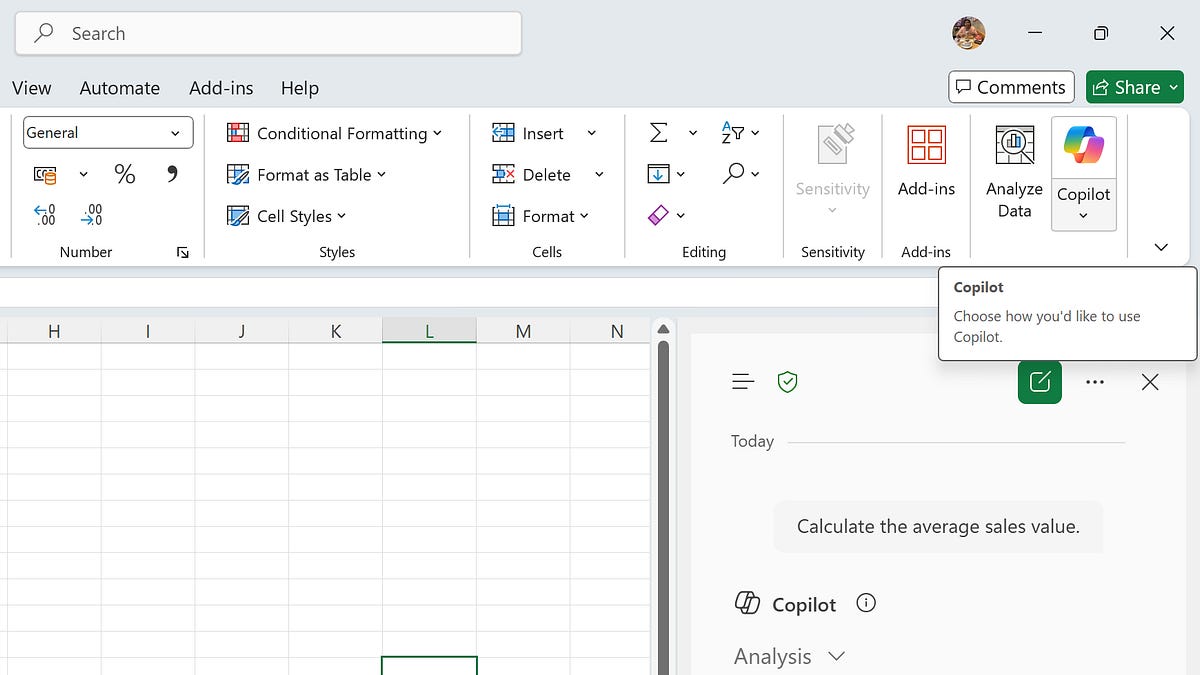 Quick Tutorial : Copilot with Excel