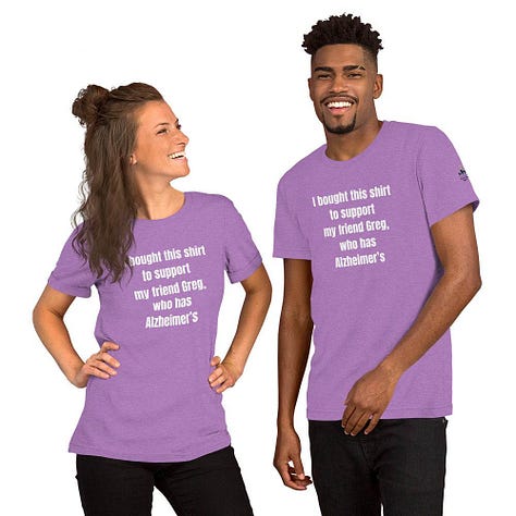 Greg's AZ Store Alzheimer's Awareness