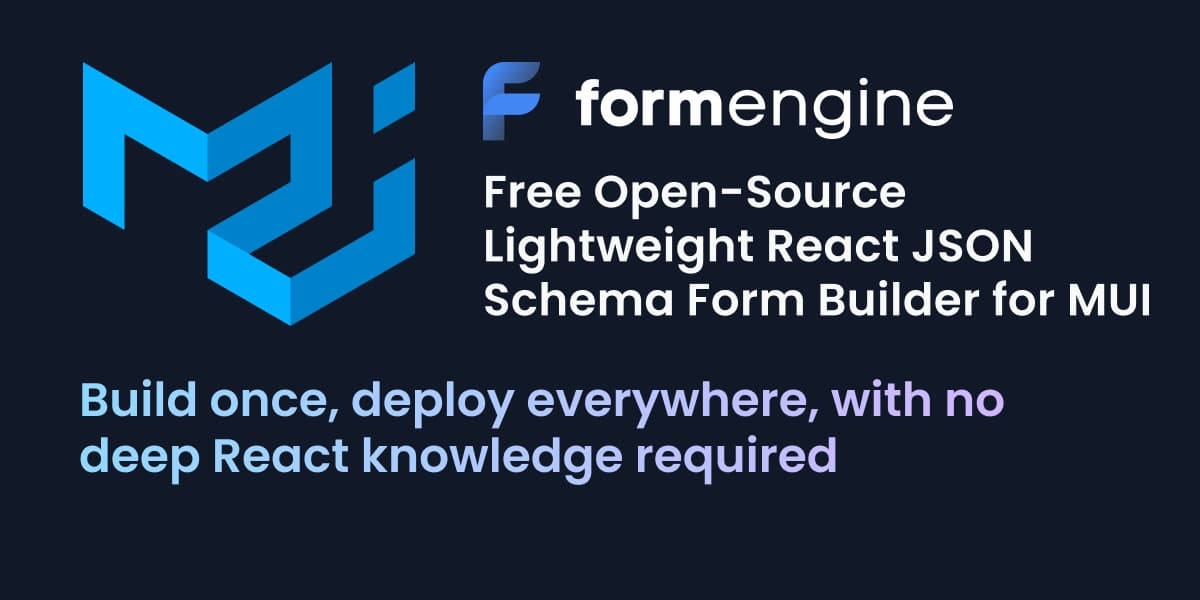 Add a powerful Form Builder to your app in hours!
