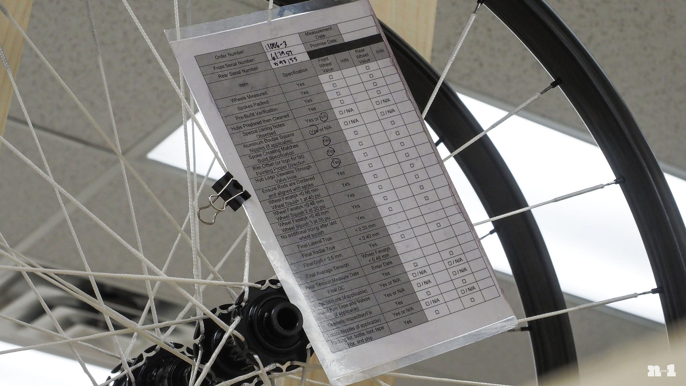 Berd spokes wheel build card