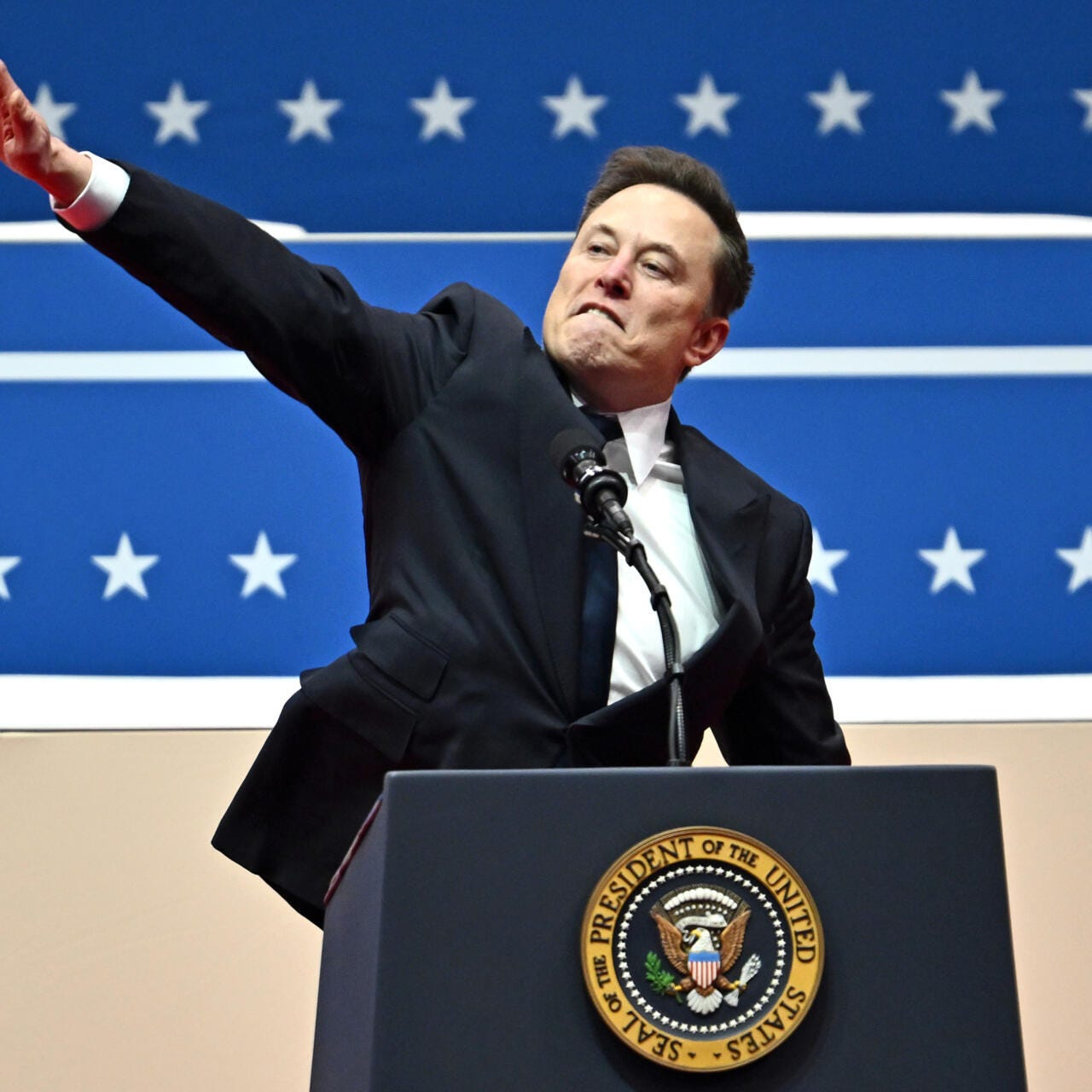 Musk salute at Trump rally celebrated by extremists online