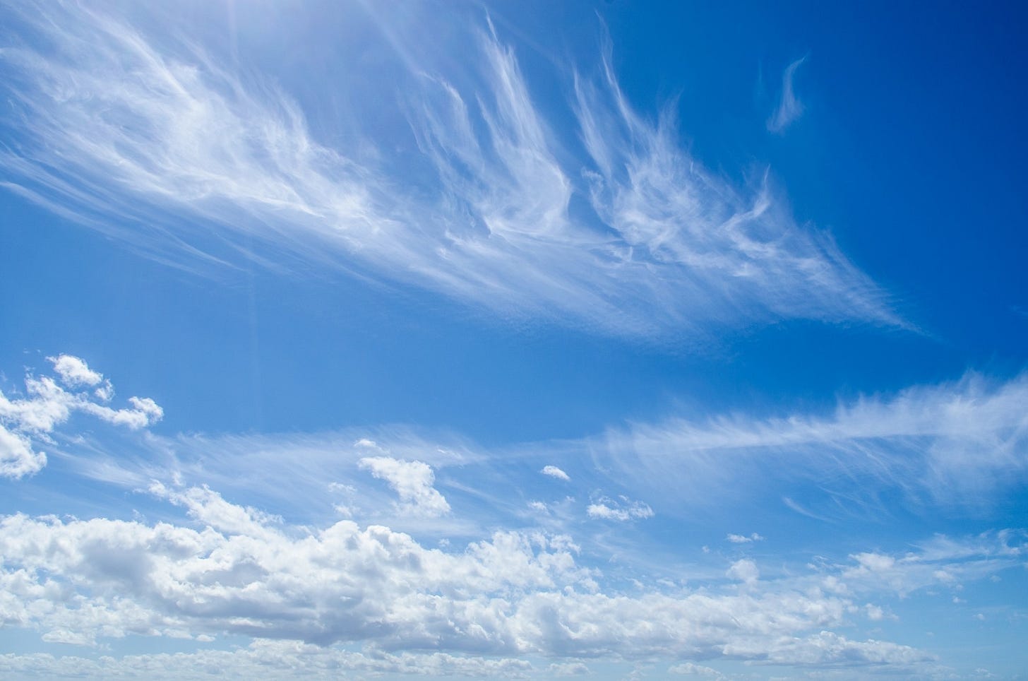 Background with blue summer sky free image download