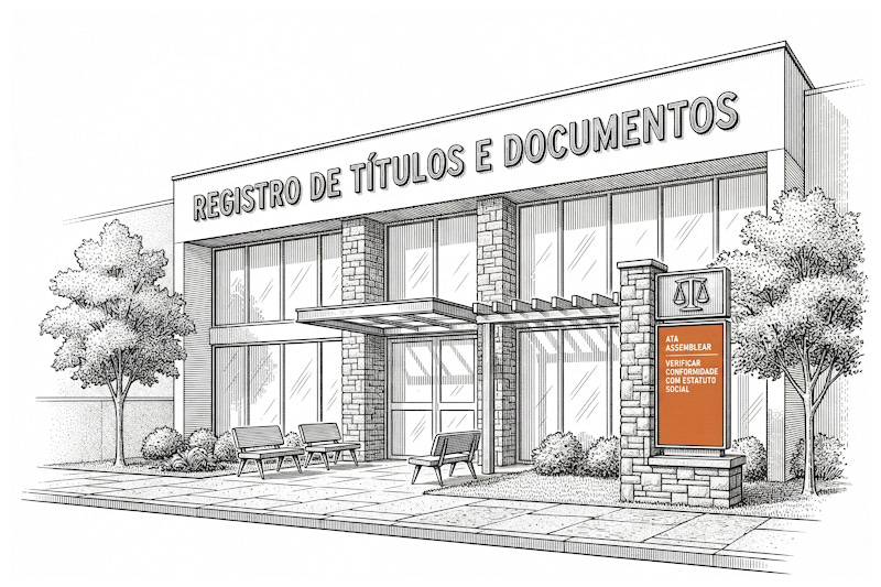 #TJSP #CGJ #AtaAssemblear #RecusaDeRegistro #EstatutoSocial #RegistroDeTítulos #PessoasJurídicas