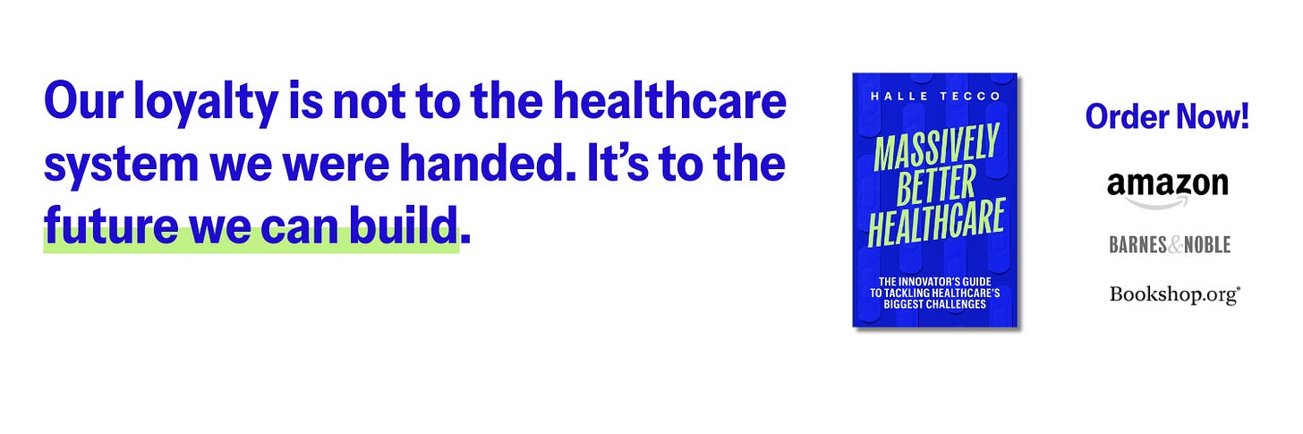 Book - by Halle Tecco - Massively Better Healthcare