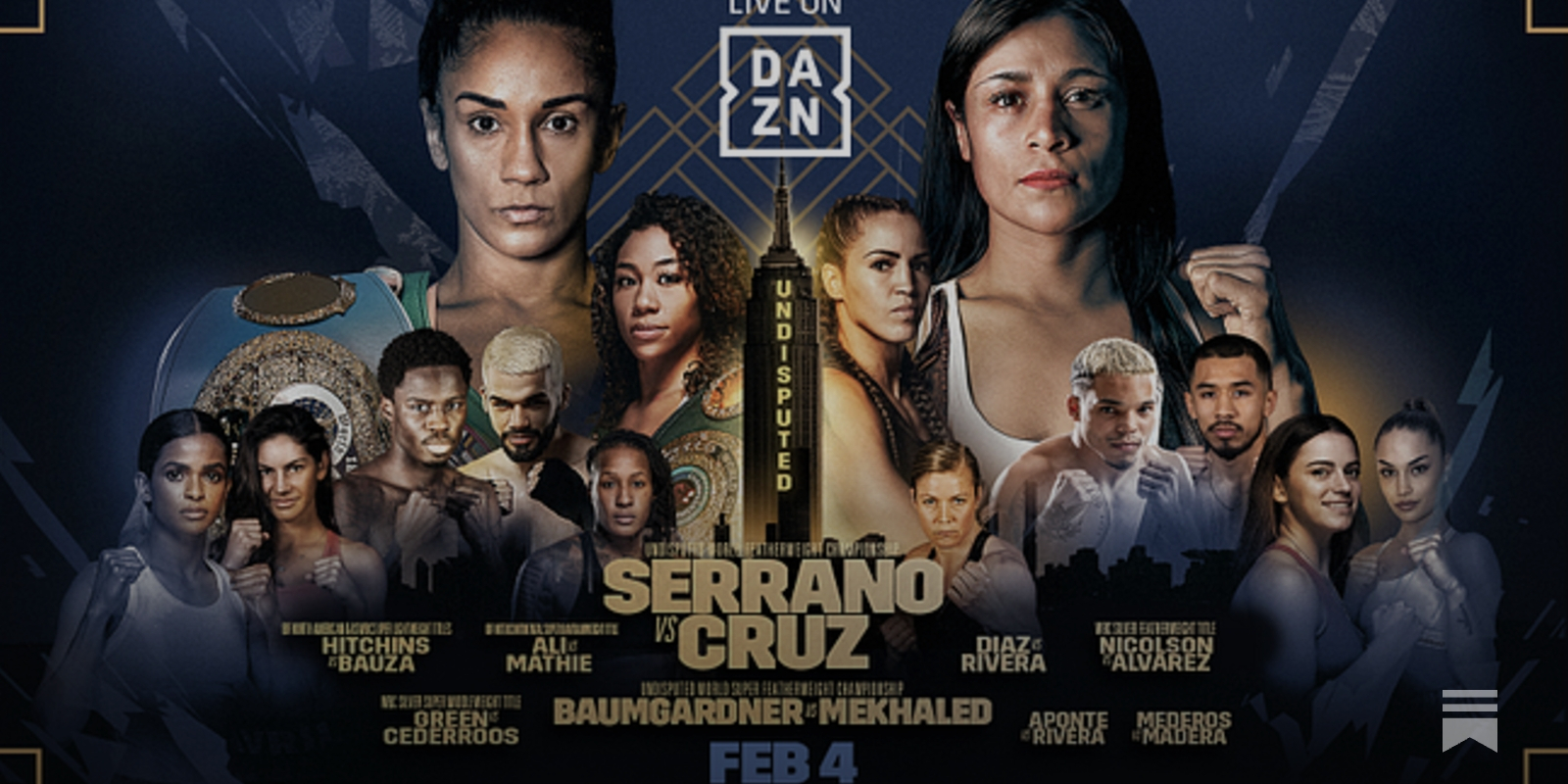 The updated daily fight schedule - by Dan Rafael