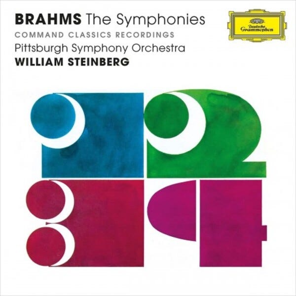 Deutsche Grammophon releases William Steinberg's Pittsburgh Command  Classics recordings of Brahms's Four Symphonies. | Colin's Column