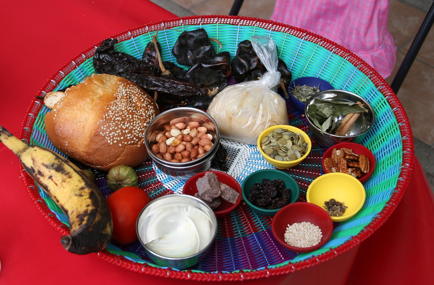Mole Negro Ingredients (photo CC BY 2.0 matmurf via Wikimedia Commons)