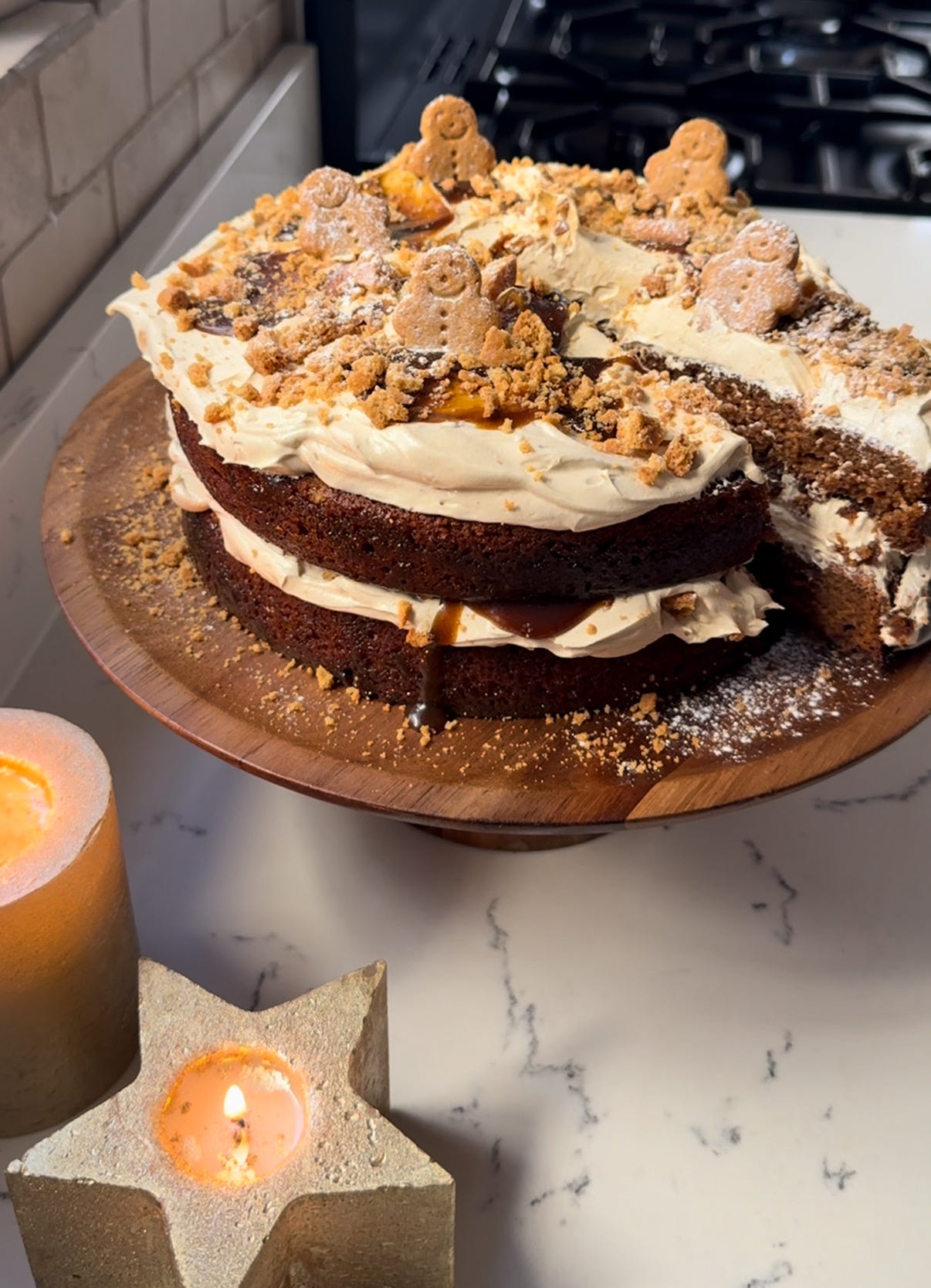 ✨ Sticky Gingerbread Cake - Cristy Sharp