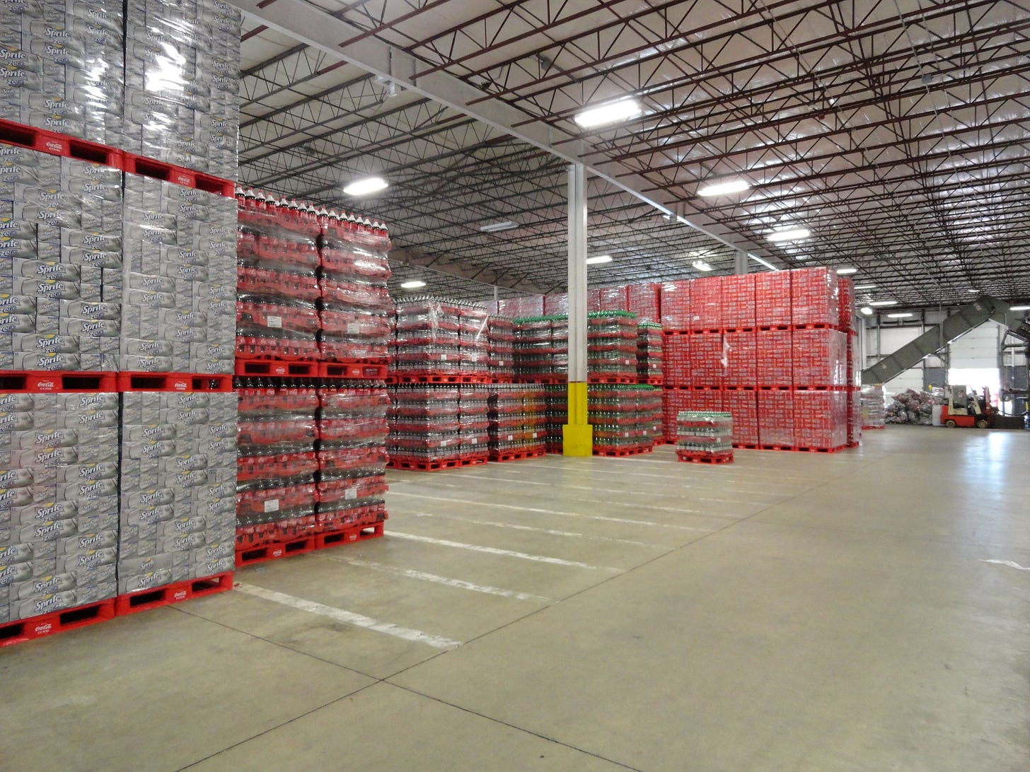 Coca-Cola bottling plant production line