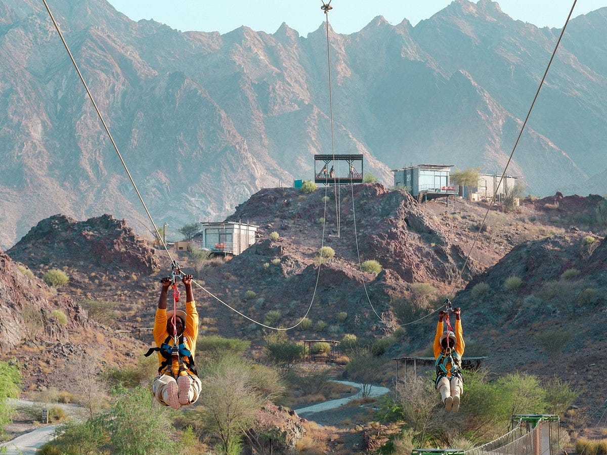 Adventure awaits: Hike and zipline in Hatta - dubaiparasailing.com