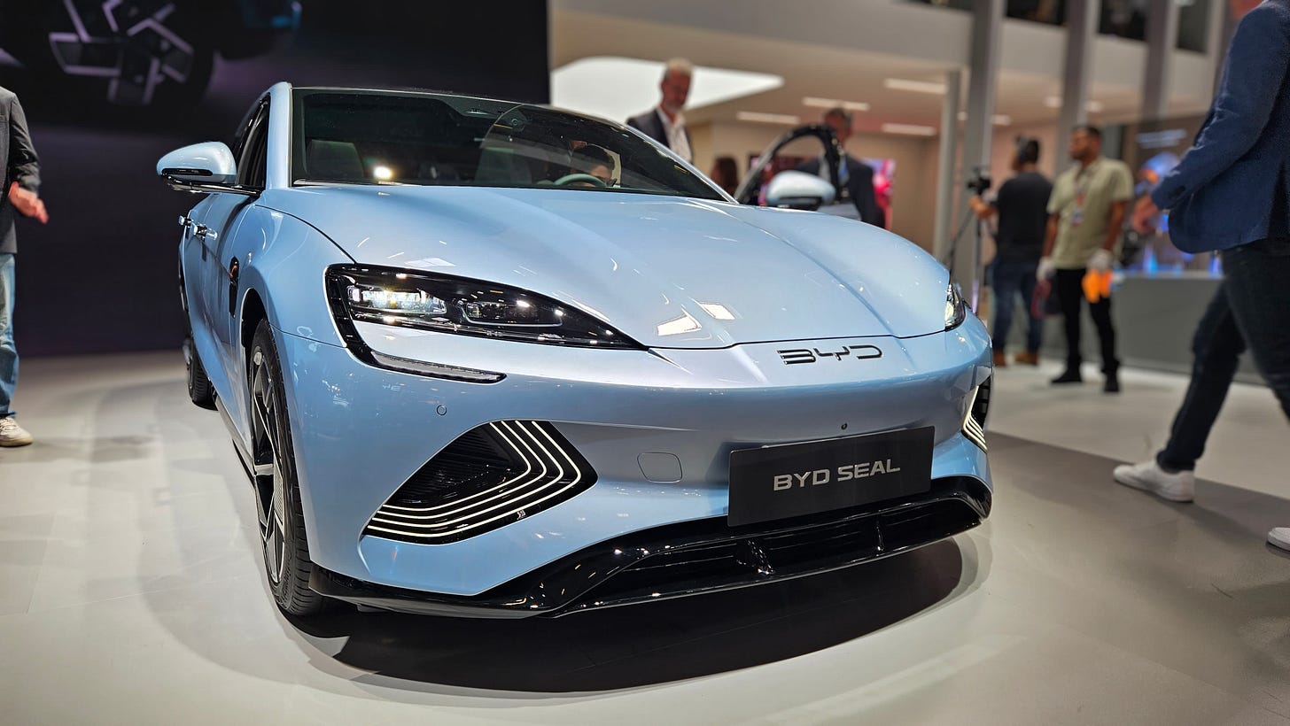 BYD produced more than 3 million cars in 2023, beating Tesla