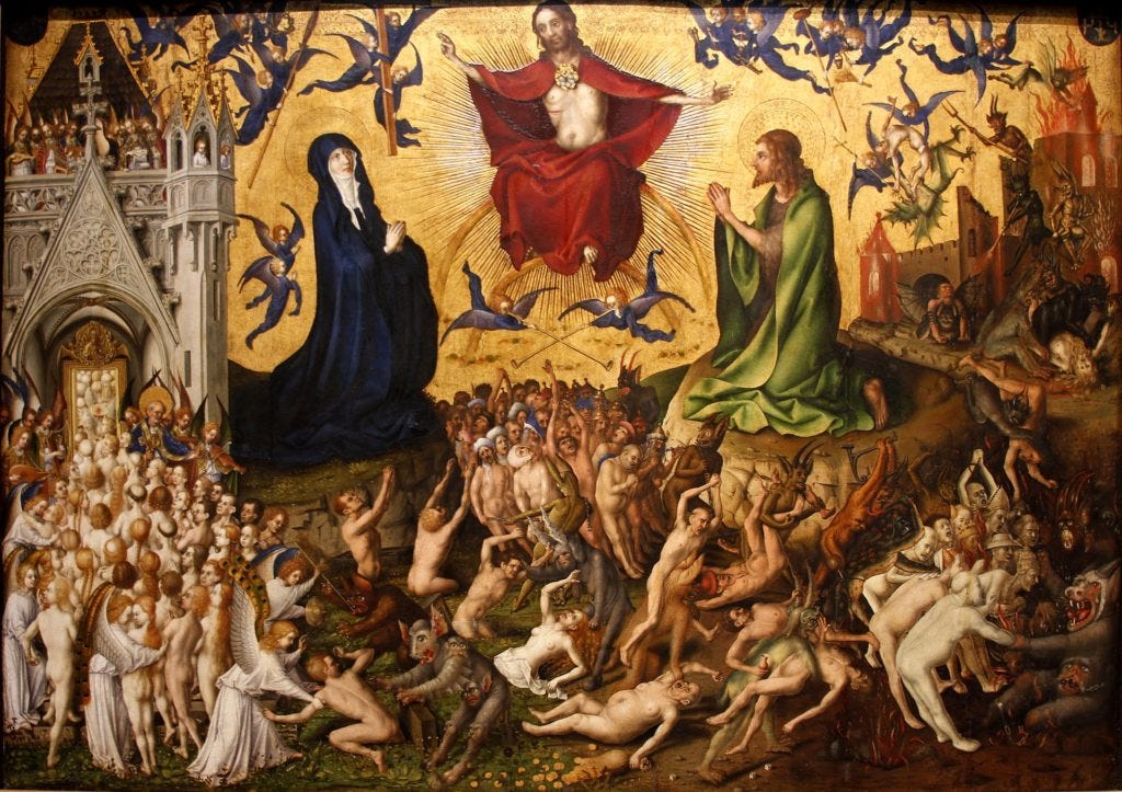 Stefan Lochner's "Last Judgement" (c. 1435). Image Credit: José Luiz Bernardes Ribeiro Stefan Lochner's "Last Judgement" (c. 1435). Image Credit: José Luiz Bernardes Ribeiro