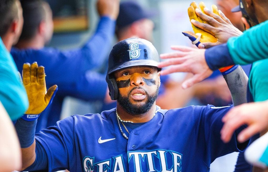 Mariners glad to have Carlos Santana even with Ty France back in lineup |  The Seattle Times