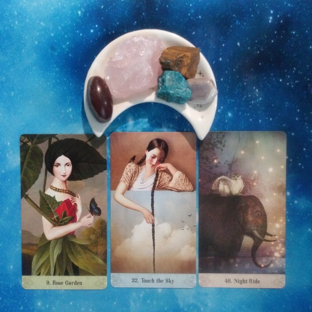 A Message from the Universe ~ A Season of Self, Oracle of Mystical Moments Cards