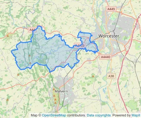 Malvern Hills, Alfrick/Leigh/Rushwick