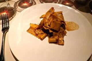 Papparedelle al ragu di cinta senese Papparedelle al ragu di cinta senese