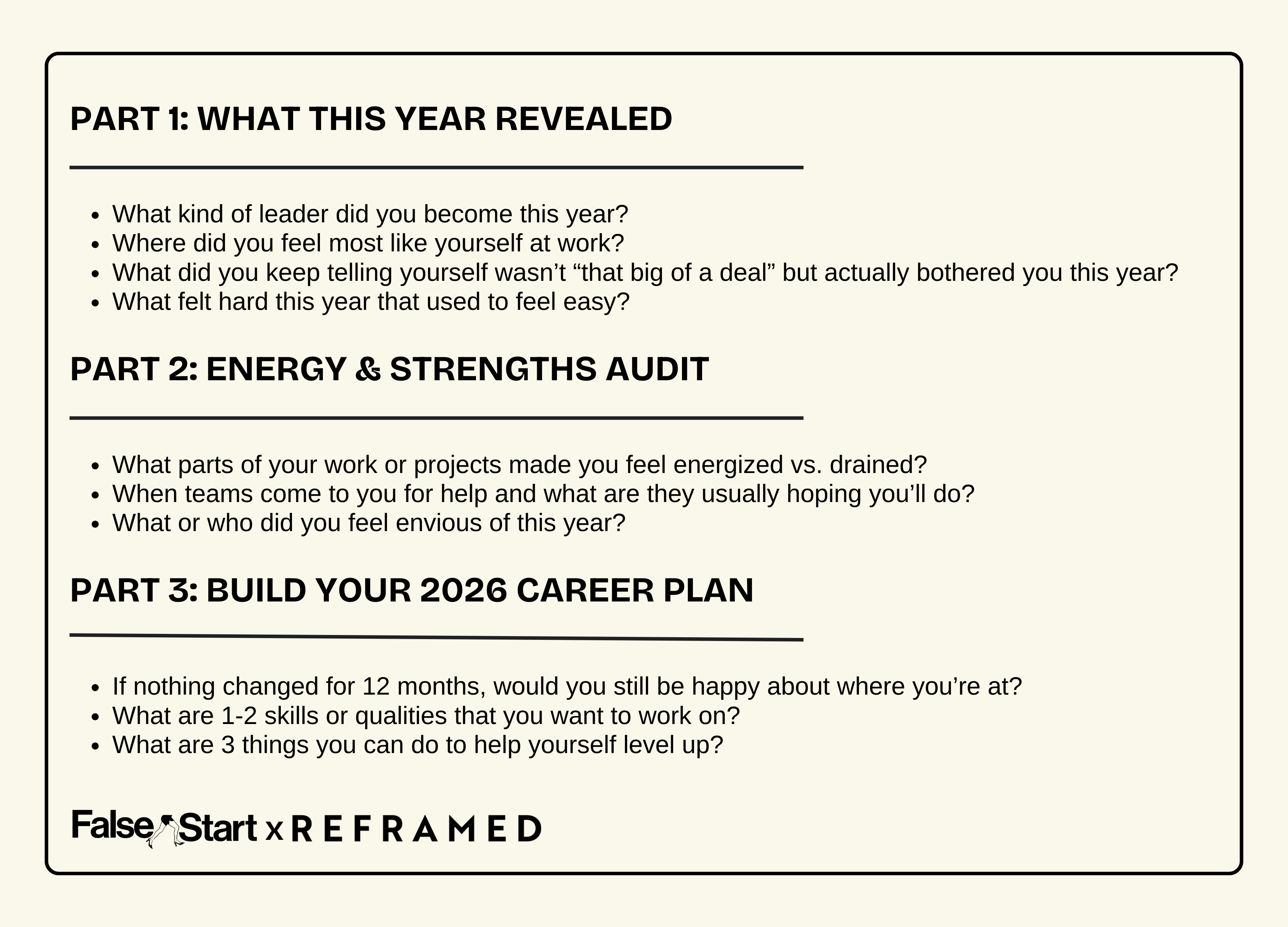 10 Year-End Reflection Questions to Clarify Your 2026 Career Goals