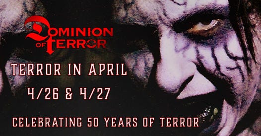 Dominion of Terror haunted house in Sheboygan