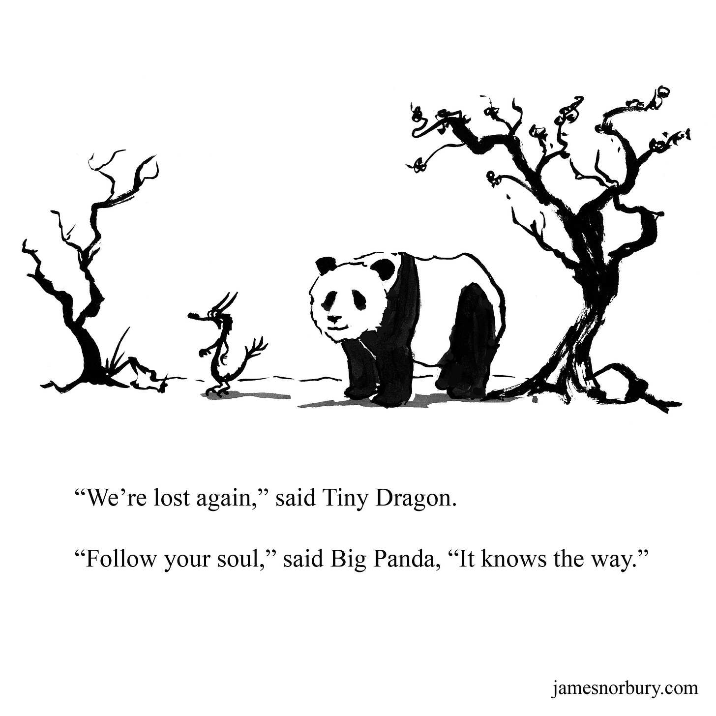 James Norbury on X: "Big Panda and Tiny Dragon https://t.co/E19jKulMxF # panda #dragon #spiritualquotes #peace #minfulness #purpose #lost  #inkdrawing #penandink #meditation. . https://t.co/tmURPWAJ42" / X