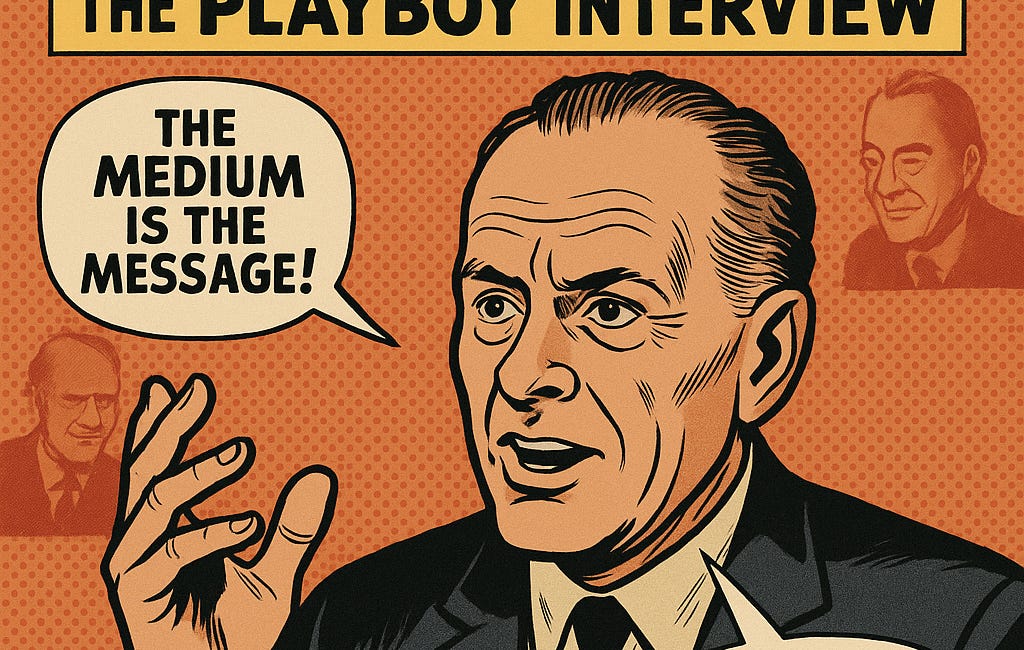 THE PLAYBOY INTERVIEW THAT EXPLAINS MARSHALL McLUHAN BETTER THAN ANY BOOK