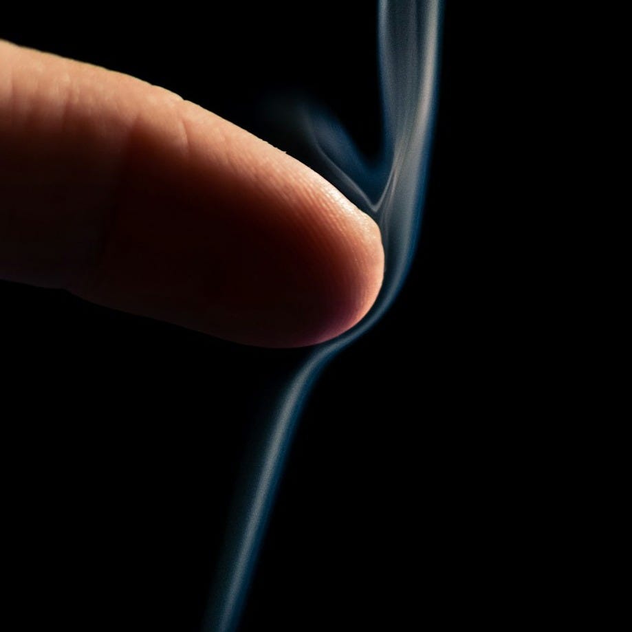 person holding white coated wire person holding white coated wire