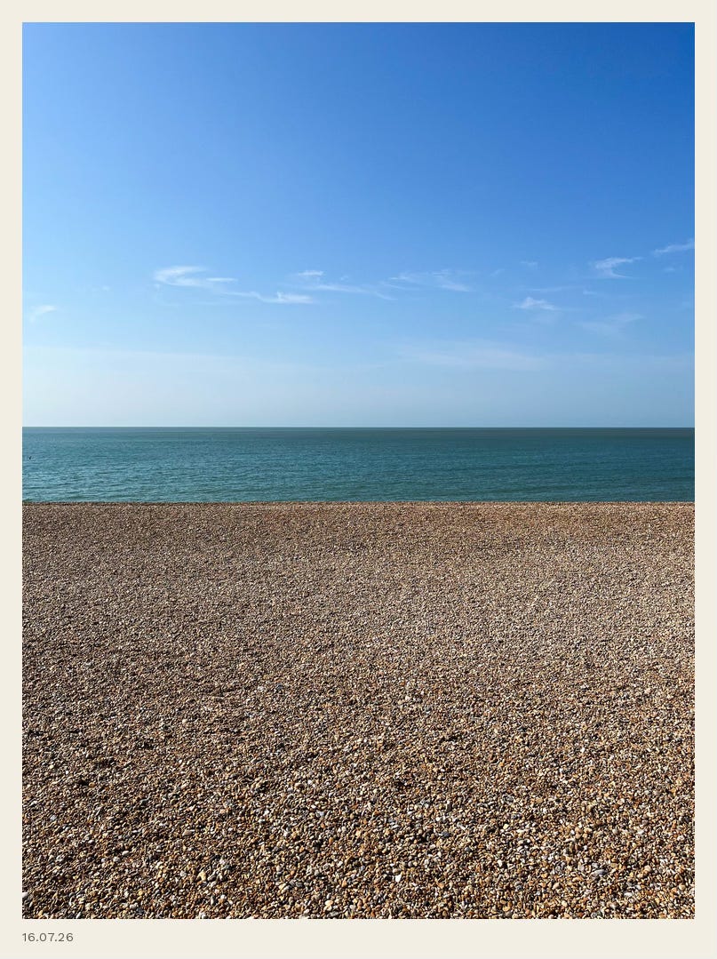 A view of the English coast