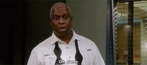 Holt Oh Damn GIF - Holt OhDamn B99 - Discover &amp; Share GIFs