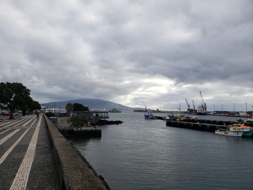 coastal walkway at Avenida do Mar - Ponta Delgada