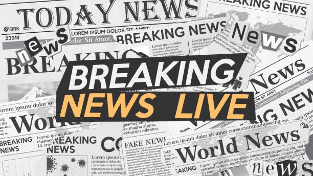 Newspaper With Breaking News Scraps Of Newspaper Pages Background For  Urgent News Event Realistic Vector Illustration For News With Newspapers  Stock Illustration - Download Image Now - iStock