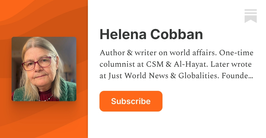 Helena Cobban | Substack