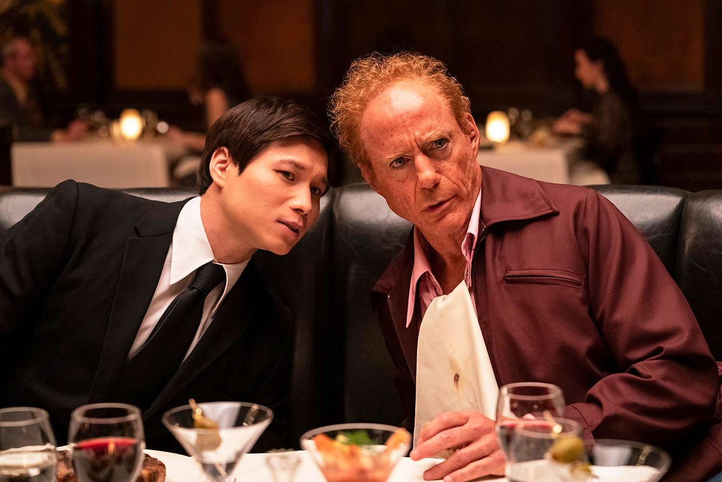 See Robert Downey Jr. with Curly Red Hair in 'The Sympathizer'