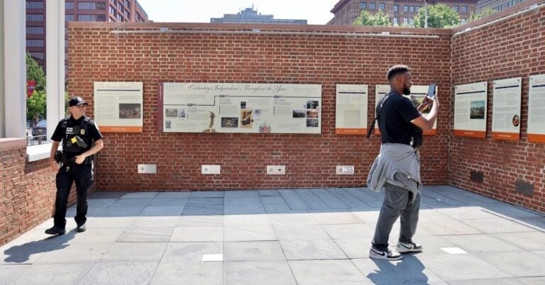 National Park Service replaces President's House slavery exhibit in Philly - WHYY National Park Service replaces President's House slavery exhibit in Philly - WHYY