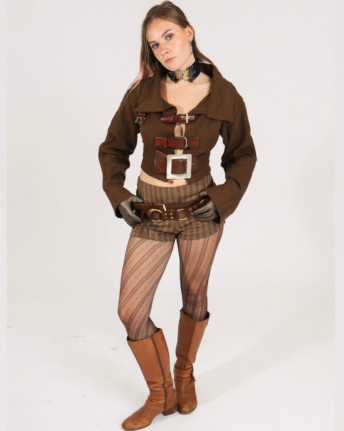 Belt jacket Belt jacket