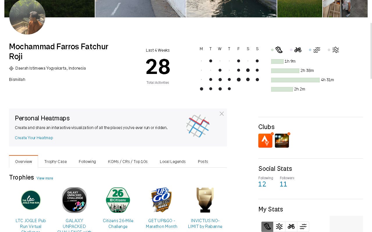 My Strava Account My Strava Account
