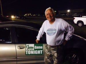 Jerry's Car advertising a Gem's game!