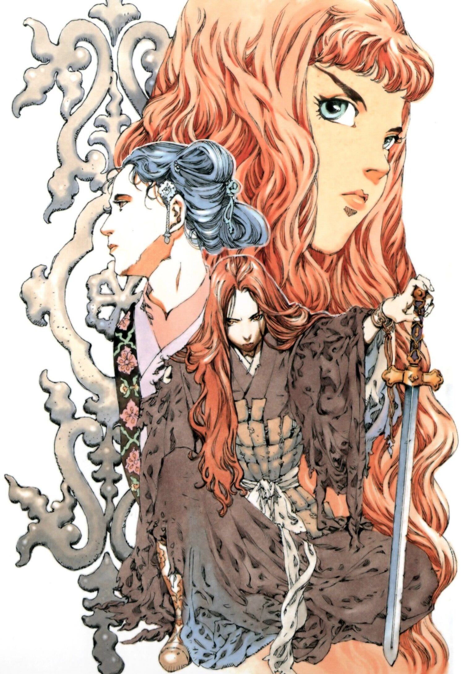 The art of Akihiro Yamada, a Black Rainbow over the Twelve Kingdoms