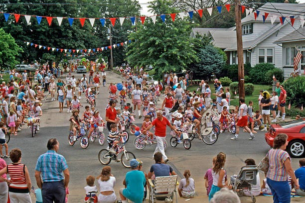 A stock image of a parade.