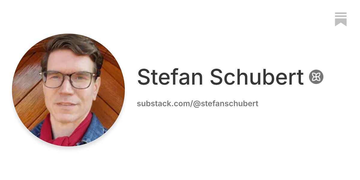 Stefan Schubert | Substack