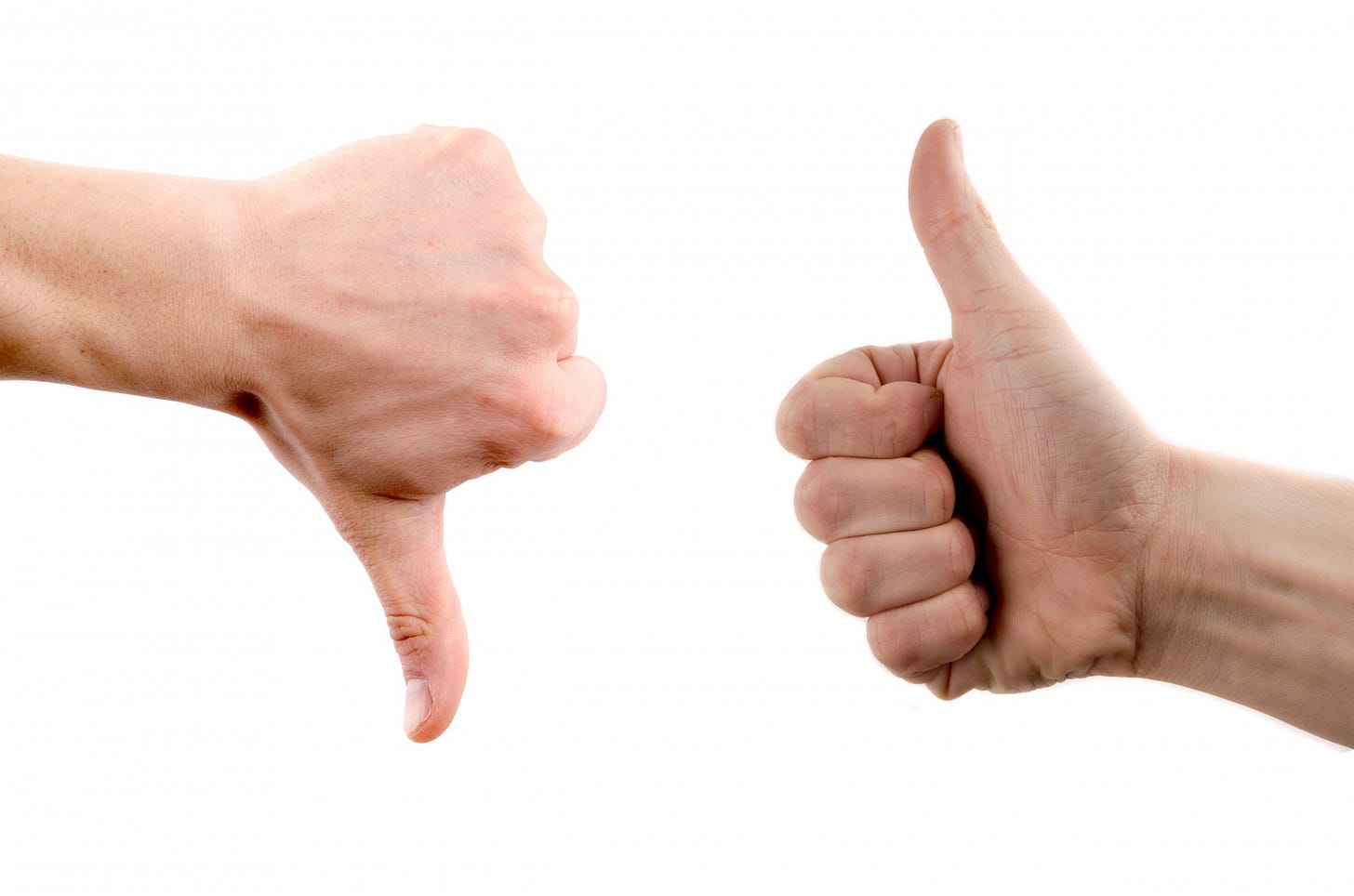 Hand With Thumb Up And Down