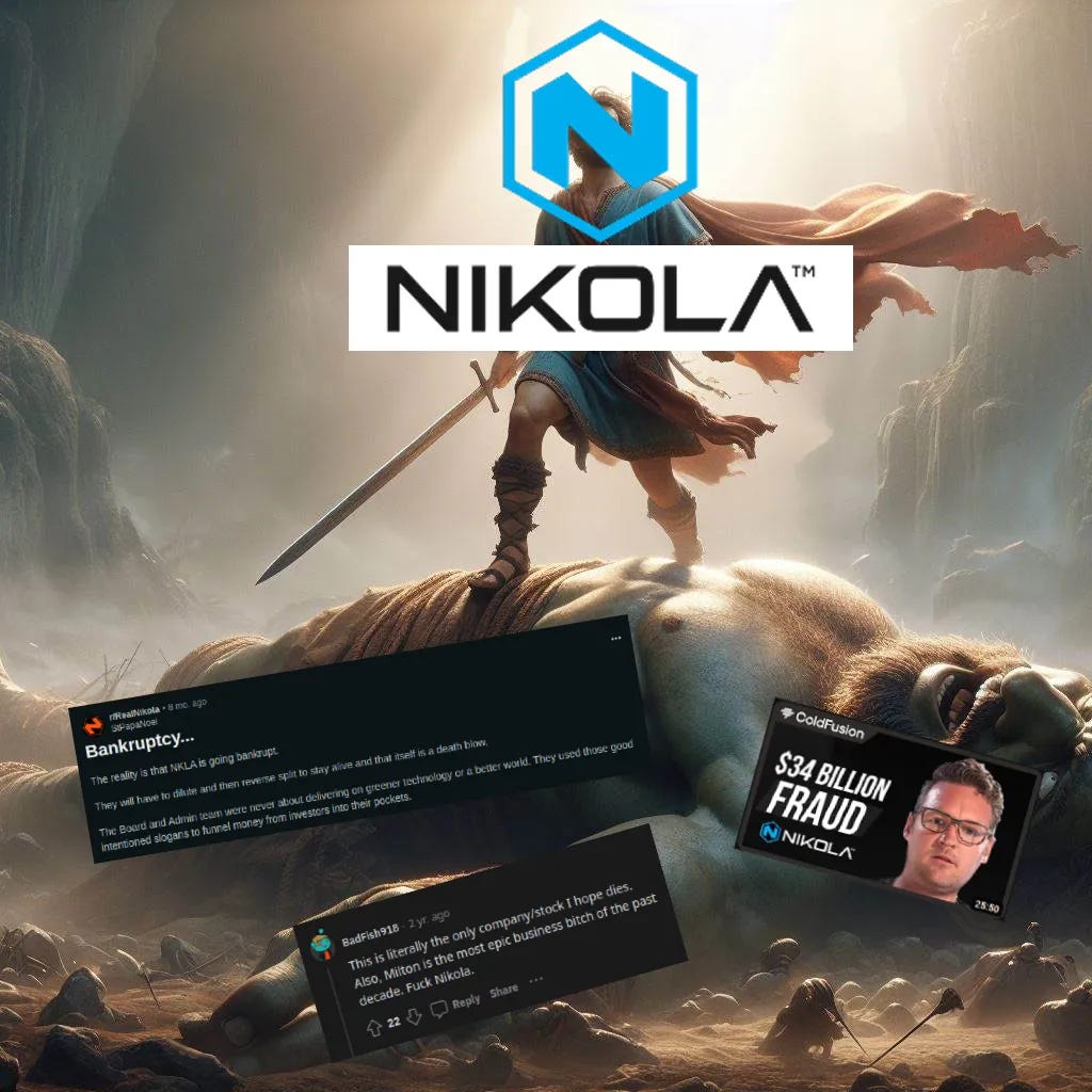 Nikola: David vs Goliath victory.