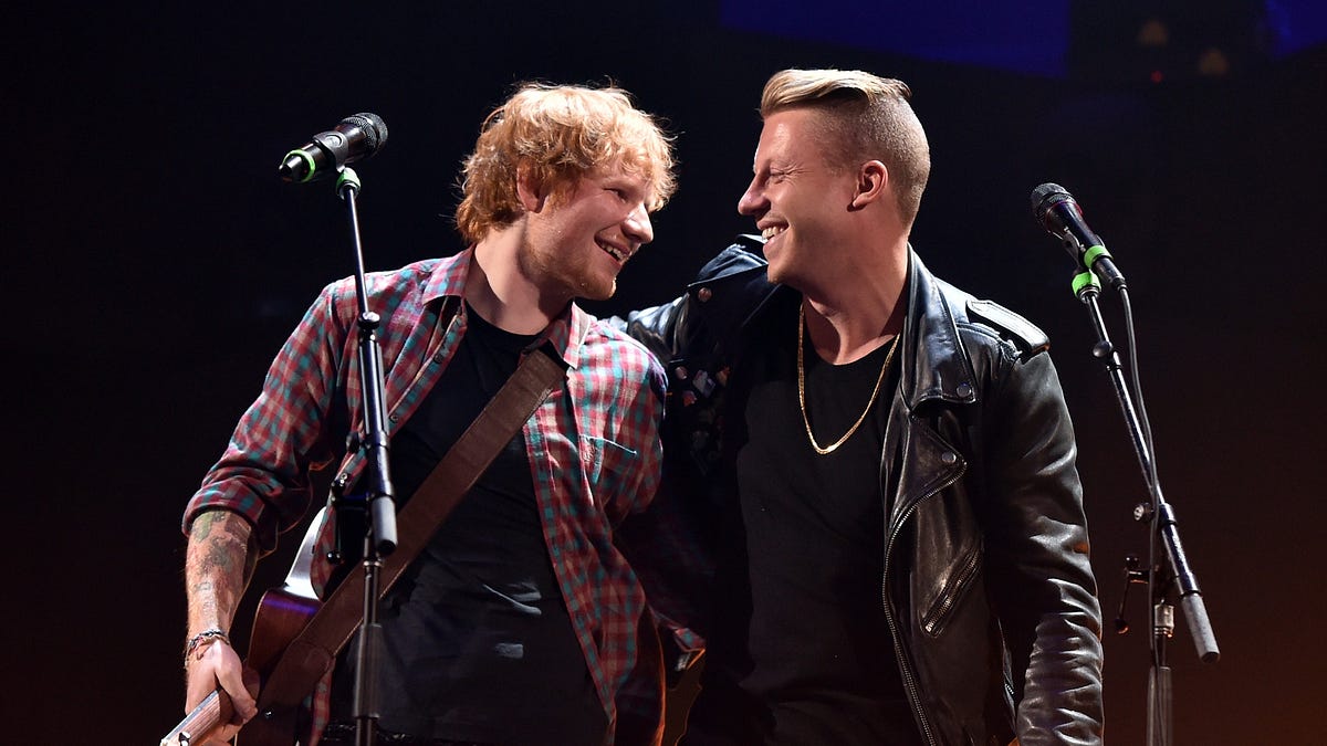 Ed Sheeran's 'apolitical' defense after Macklemore's tour removal draws backlash
