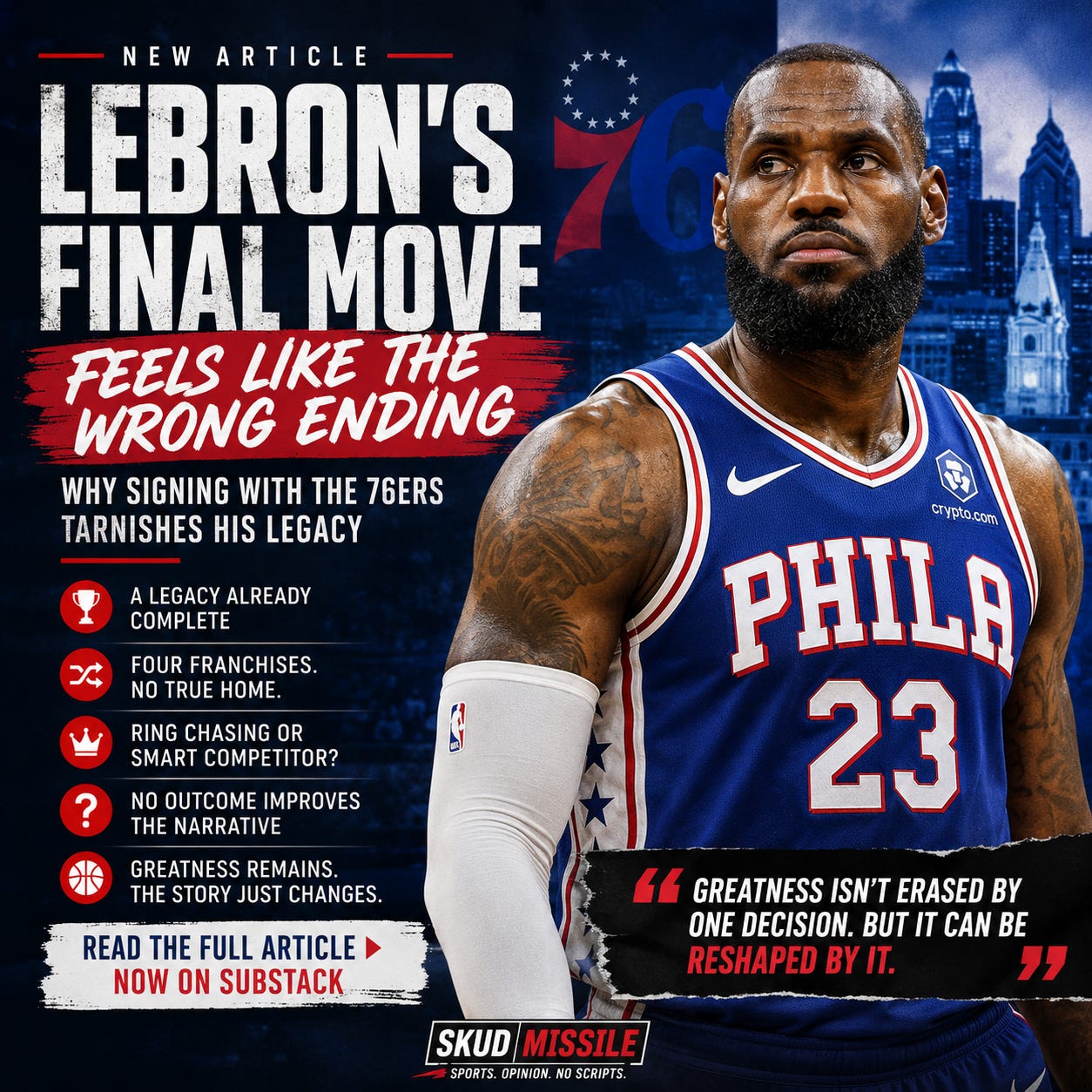 LeBron's Final Move Feels Like the Wrong Ending