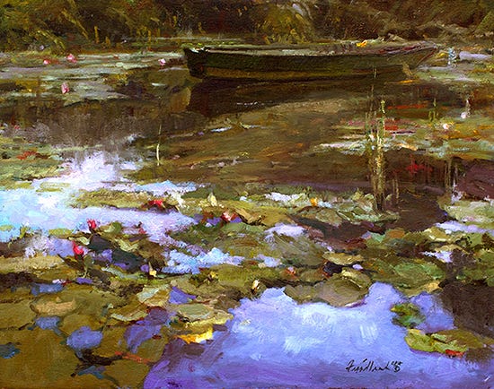 Le Bateau au Repos (Boat at Rest), 16 x 20", Oil, © Howard Friedland Le Bateau au Repos (Boat at Rest), 16 x 20", Oil, © Howard Friedland