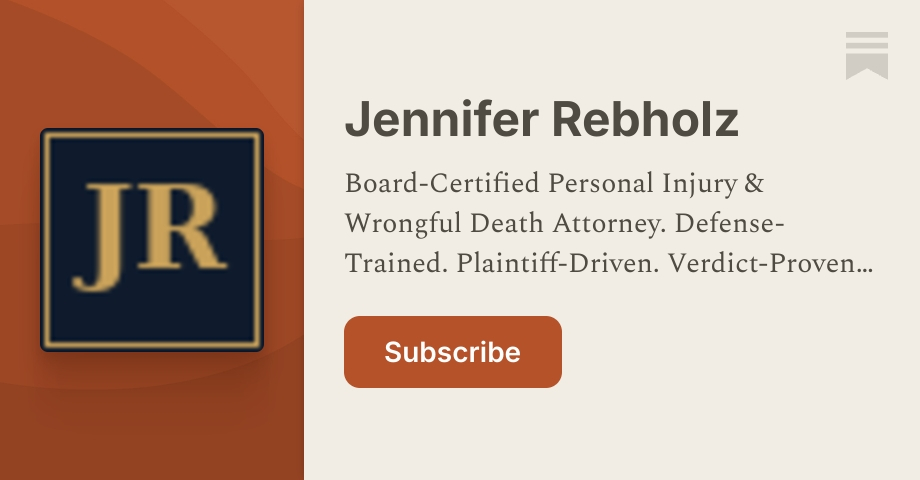 Jennifer Rebholz | Substack