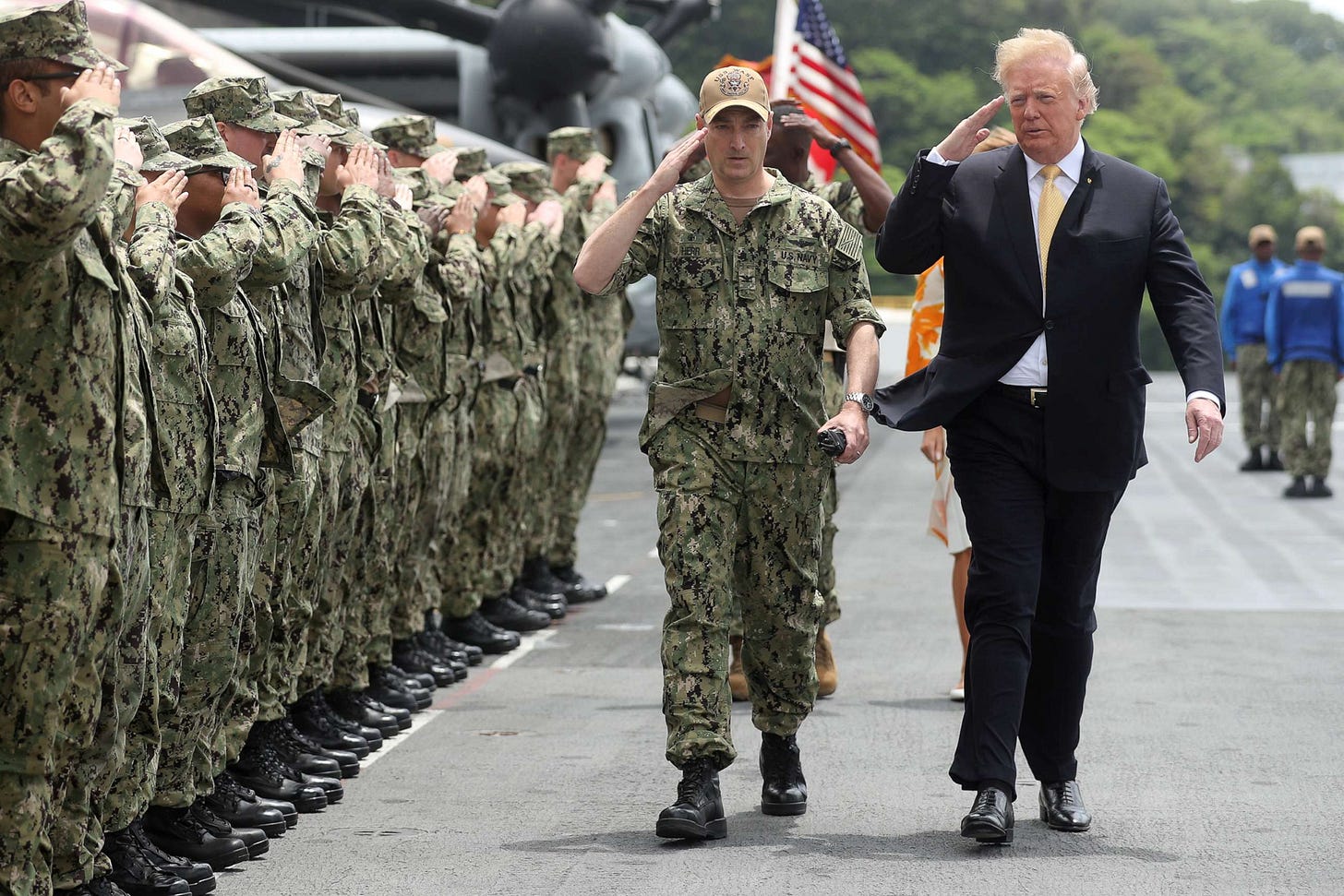 In survey, Trump draws strong support from US military veterans - ABC News