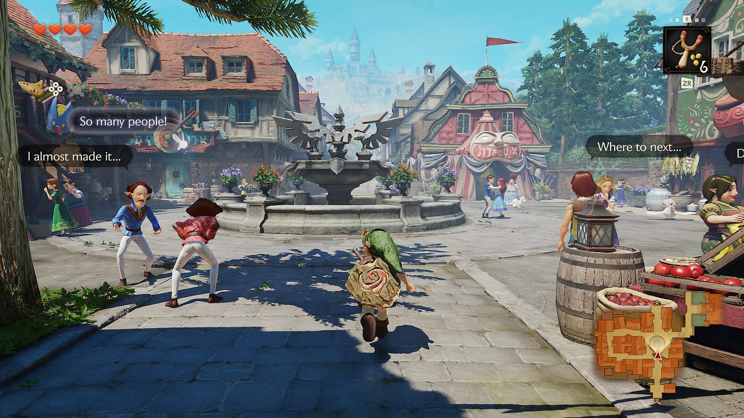Adult Link in Castle Town Adult Link in Castle Town
