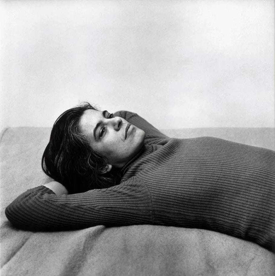 That famous Peter Hujar photo of Susan Sontag reclining in a ribbed turtleneck That famous Peter Hujar photo of Susan Sontag reclining in a ribbed turtleneck